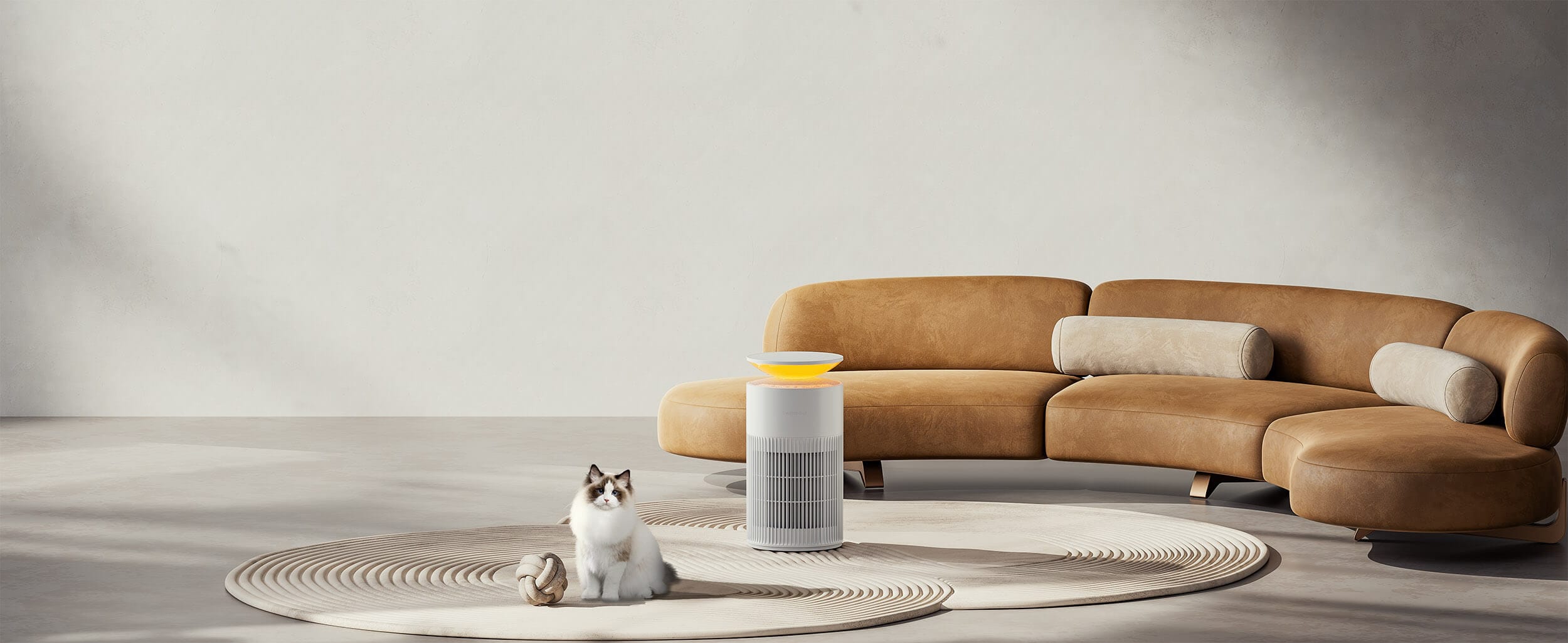 SwitchBot Air Purifier Procistuvac na Vozduh vo dnevna so mache