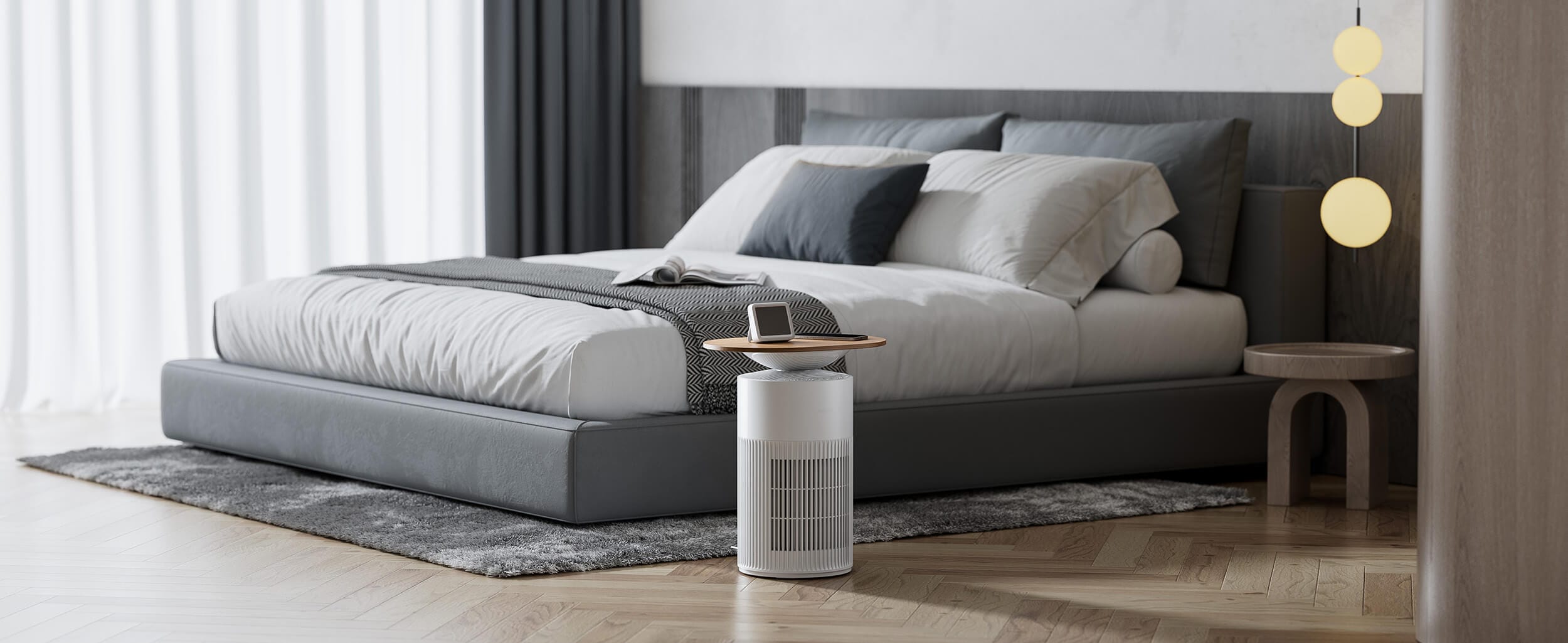 SwitchBot Air Purifier Table trosloen HEPA filter