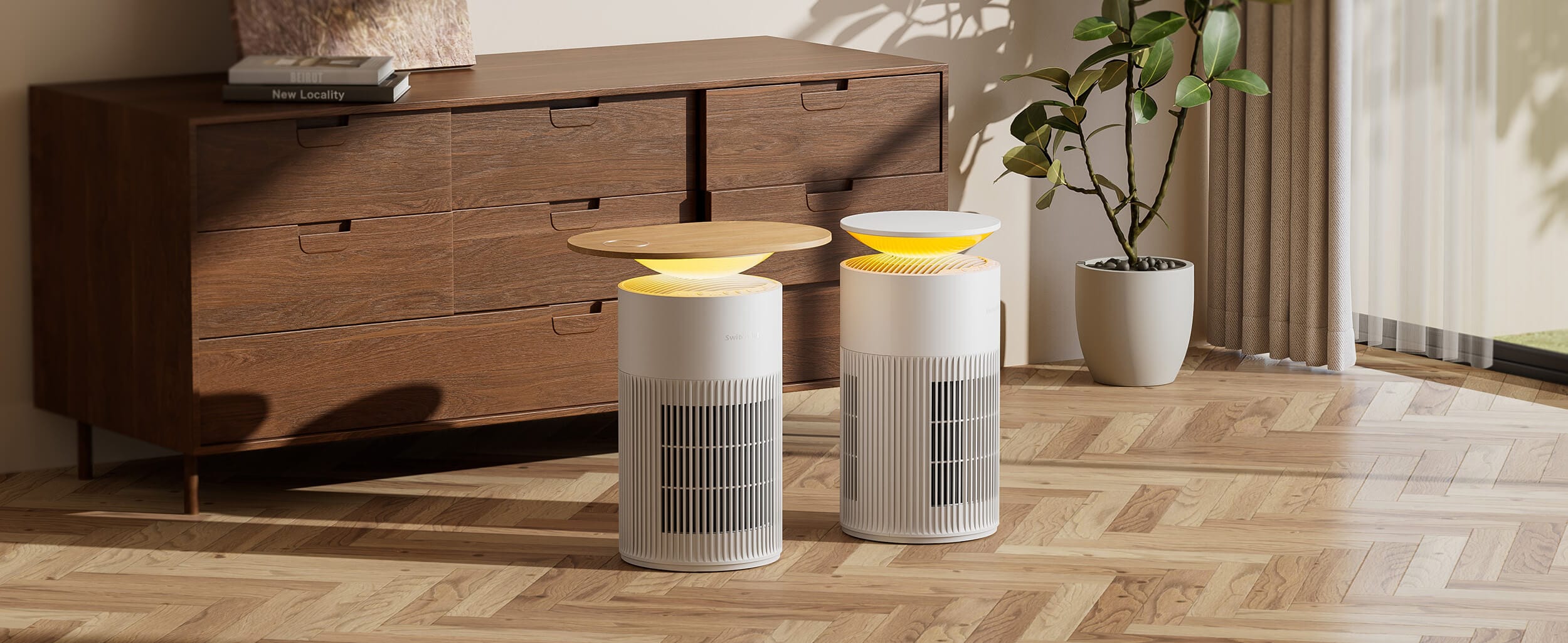 SwitchBot Air Purifier Table Minimalisticki Dizajn