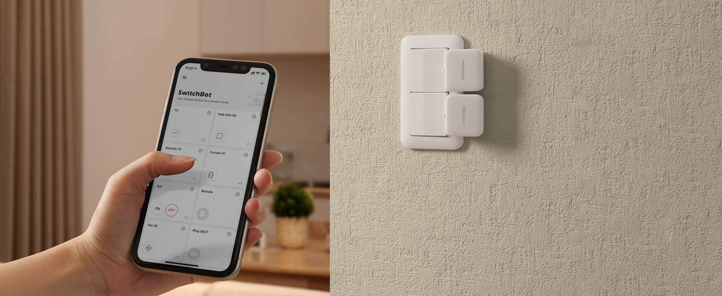 SwitchBot Bot Mehanicki Pritiskac na Kopcinja Dalecinska Kontrola