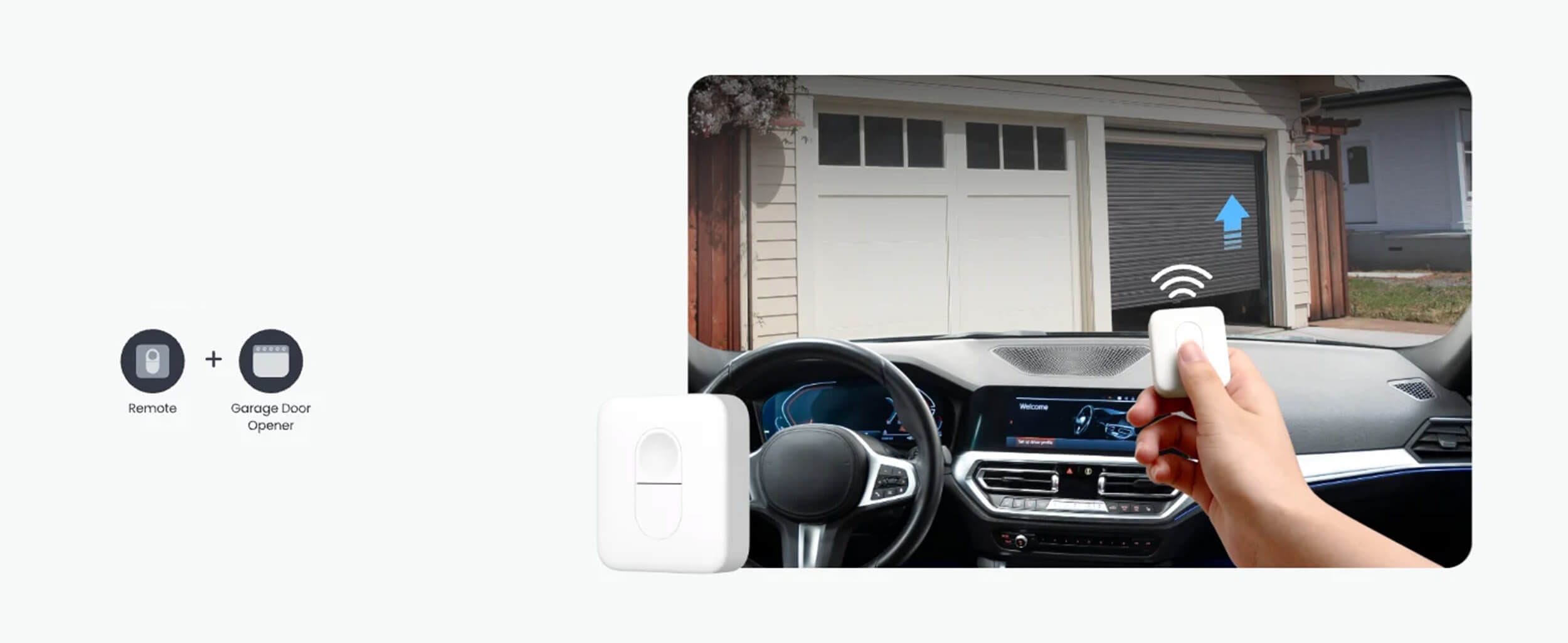 SwitchBot Garage Door Opener Rele za Garazni Vrati Kontrola so Kopce