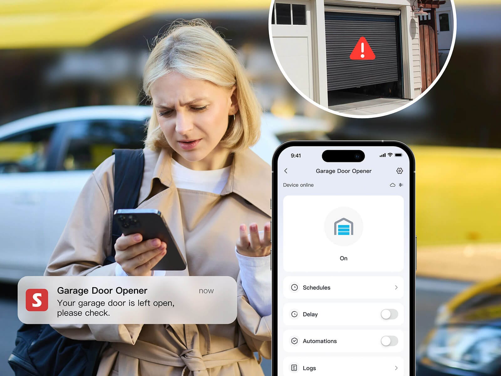 SwitchBot Garage Door Opener Rele za Garazni Vrati Galerija