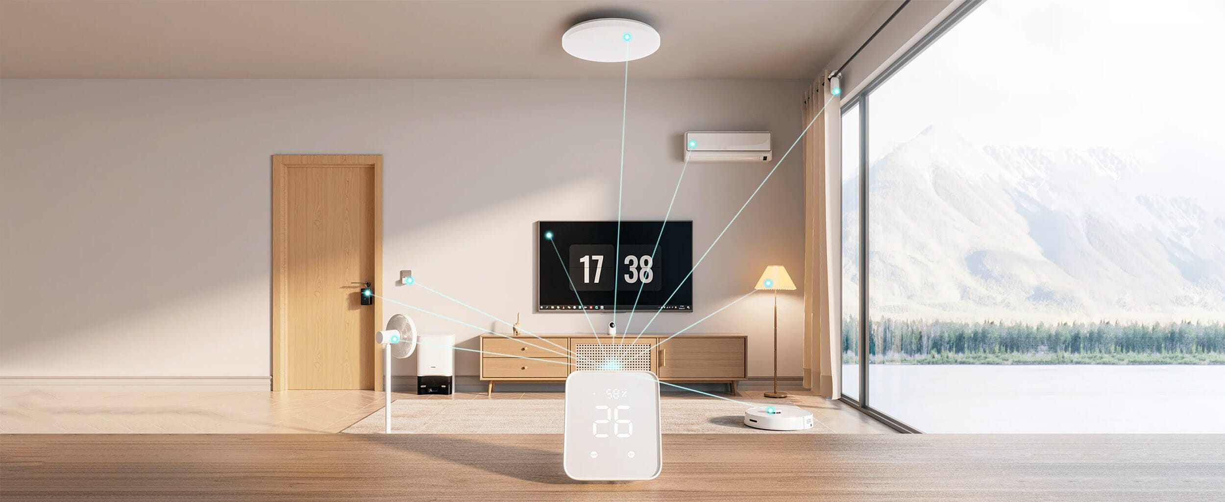 SwitchBot Hub 2 So Termometar Kontrola na IR uredi