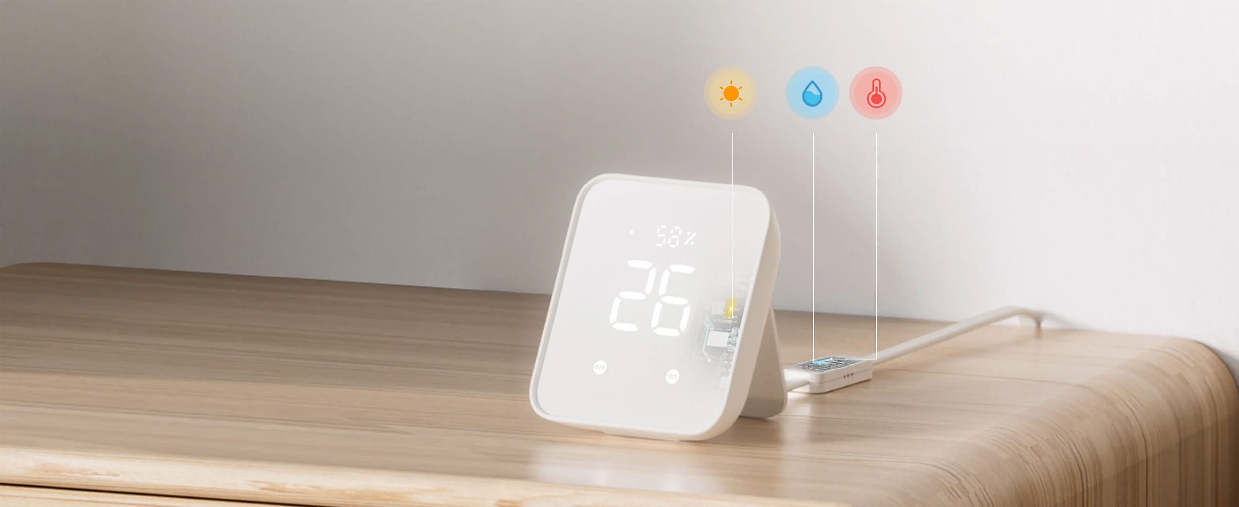 SwitchBot Hub 2 So Termometar Senzor za temperatura