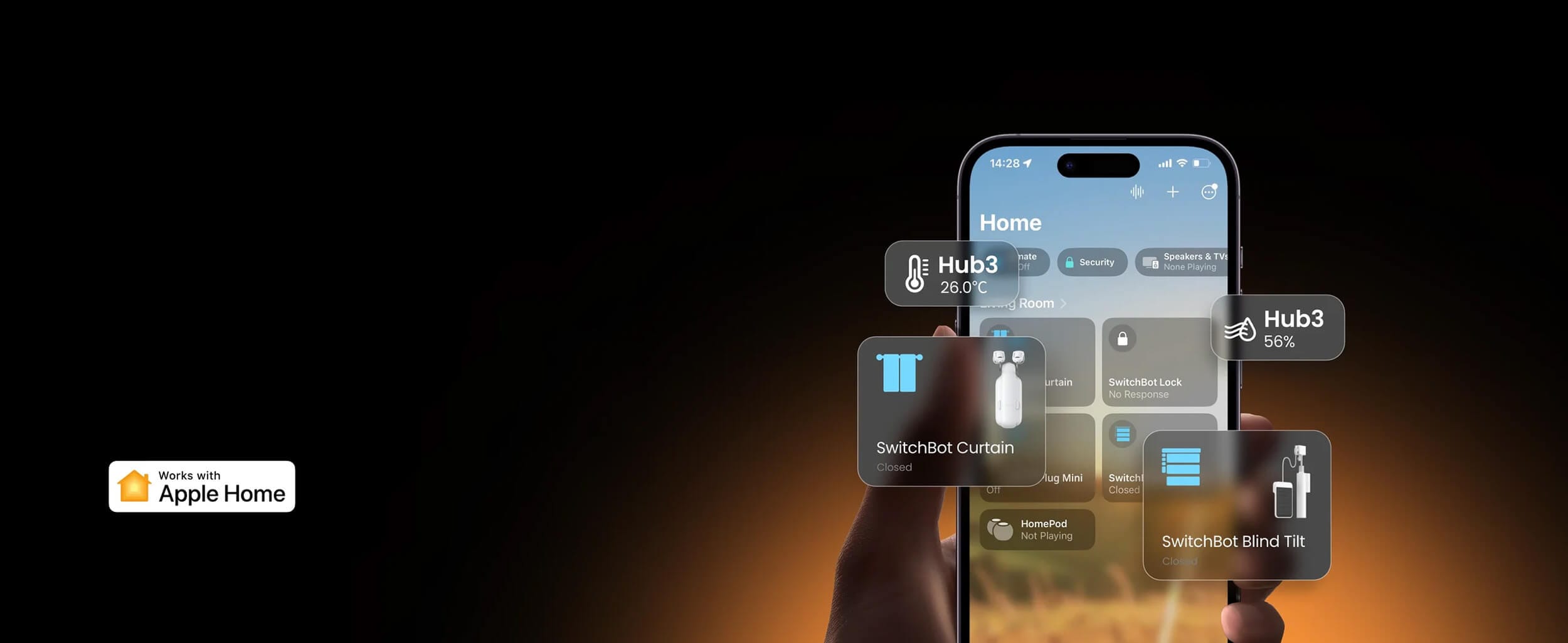 SwitchBot Hub 2 Matter Hub Apple Home