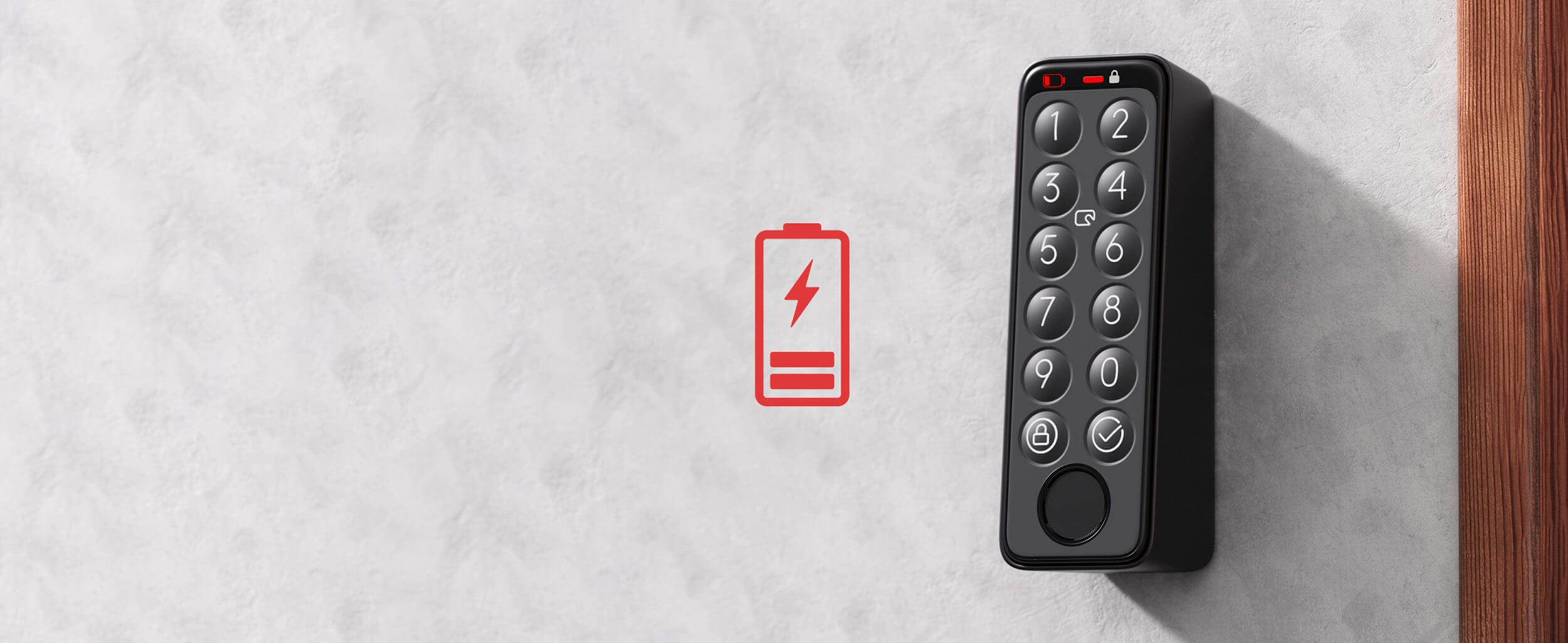 SwitchBot Keypad Touch Biometriska Tastatura so notifikacii za baterija