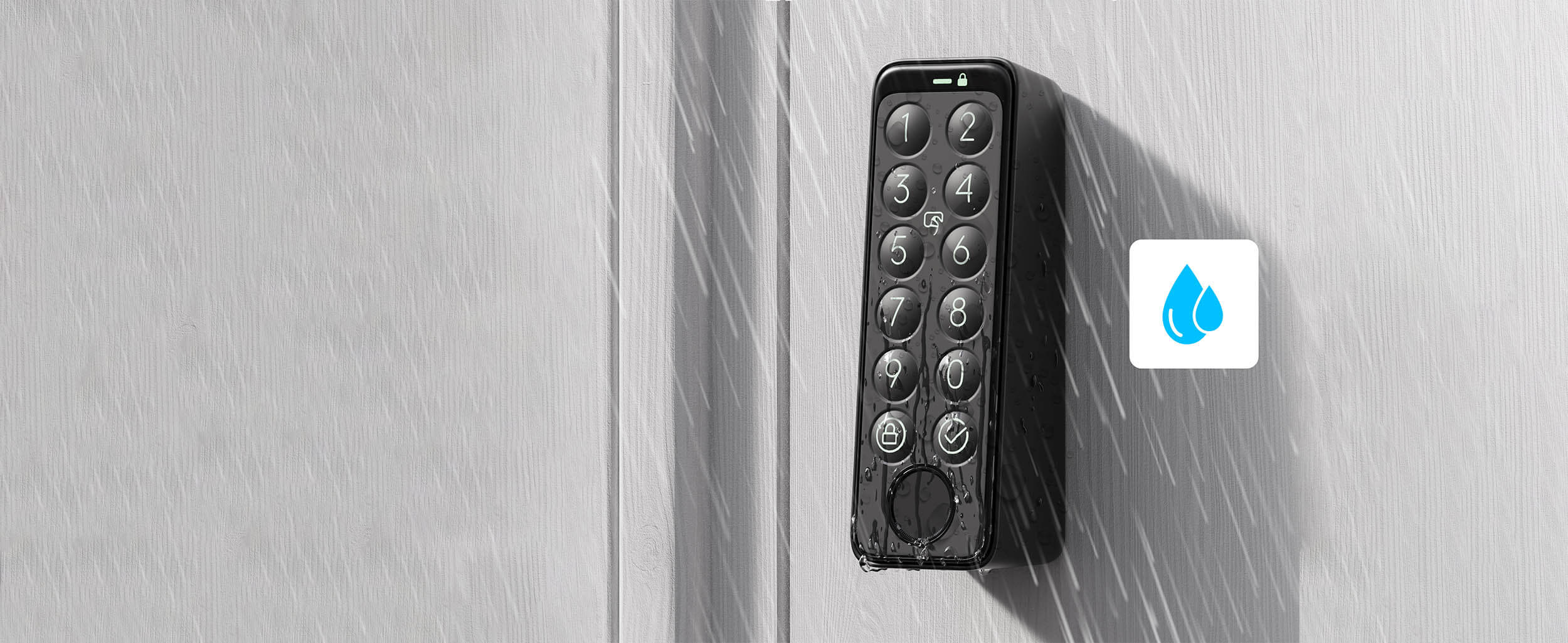 SwitchBot Keypad Touch Biometriska Tastatura so IP65 rejting