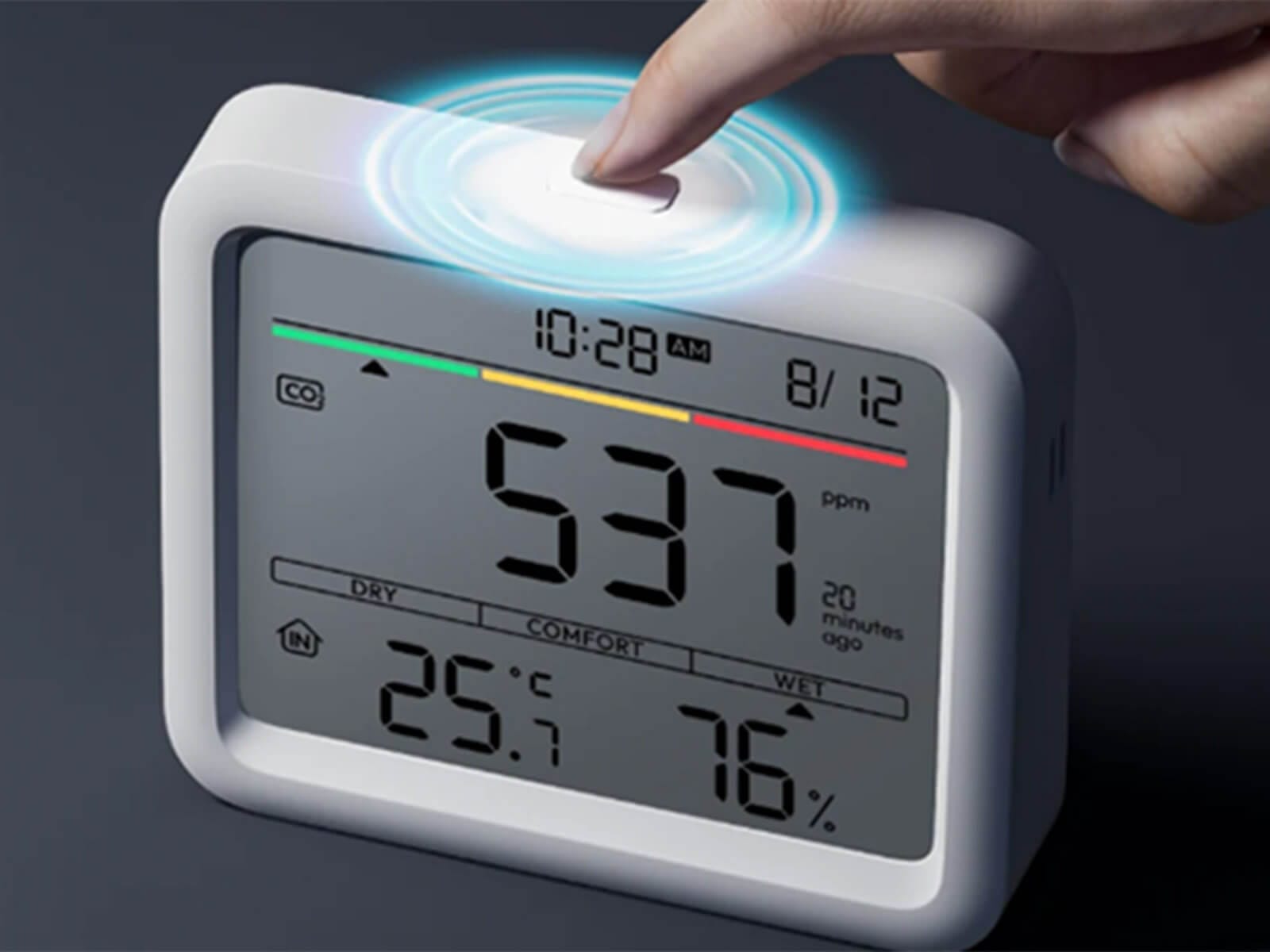 SwitchBot Meter Pro CO2 Senzor za Kvalitet na Vozduh Kopce za Kontrola