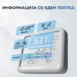 SwitchBot Meter Pro CO2 Senzor za Temperatura, Vlaga i Jaglerod Dioksid