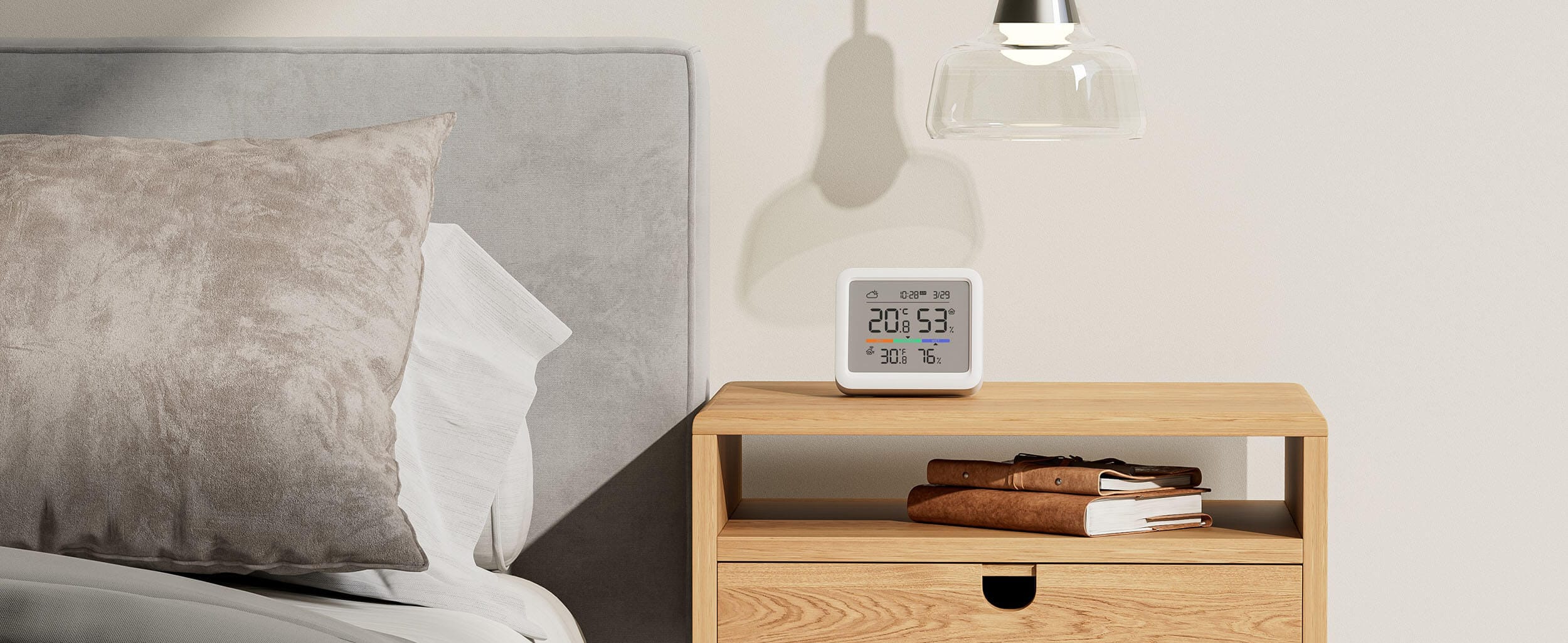 SwitchBot Meter Pro Senzor za Temperatura i Vlaga vo spalna