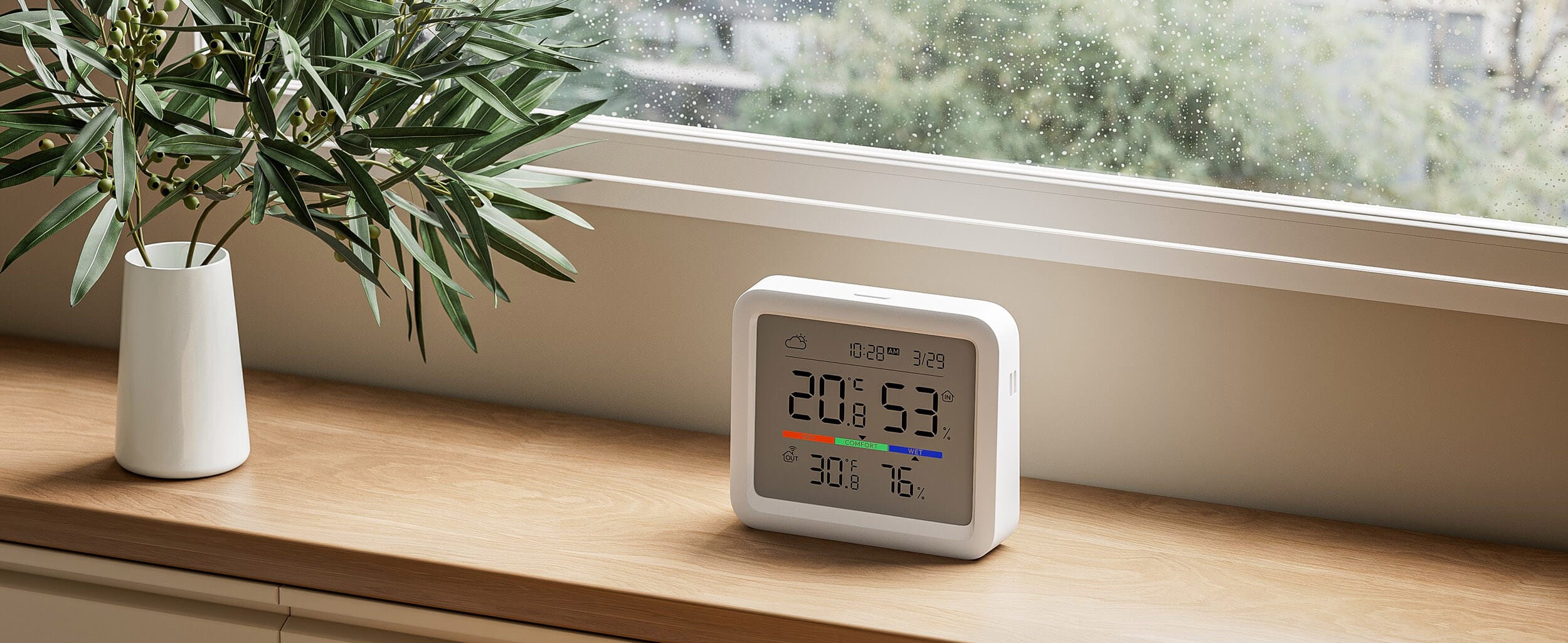 SwitchBot Meter Pro Senzor za Temperatura i Vlaga na prozor