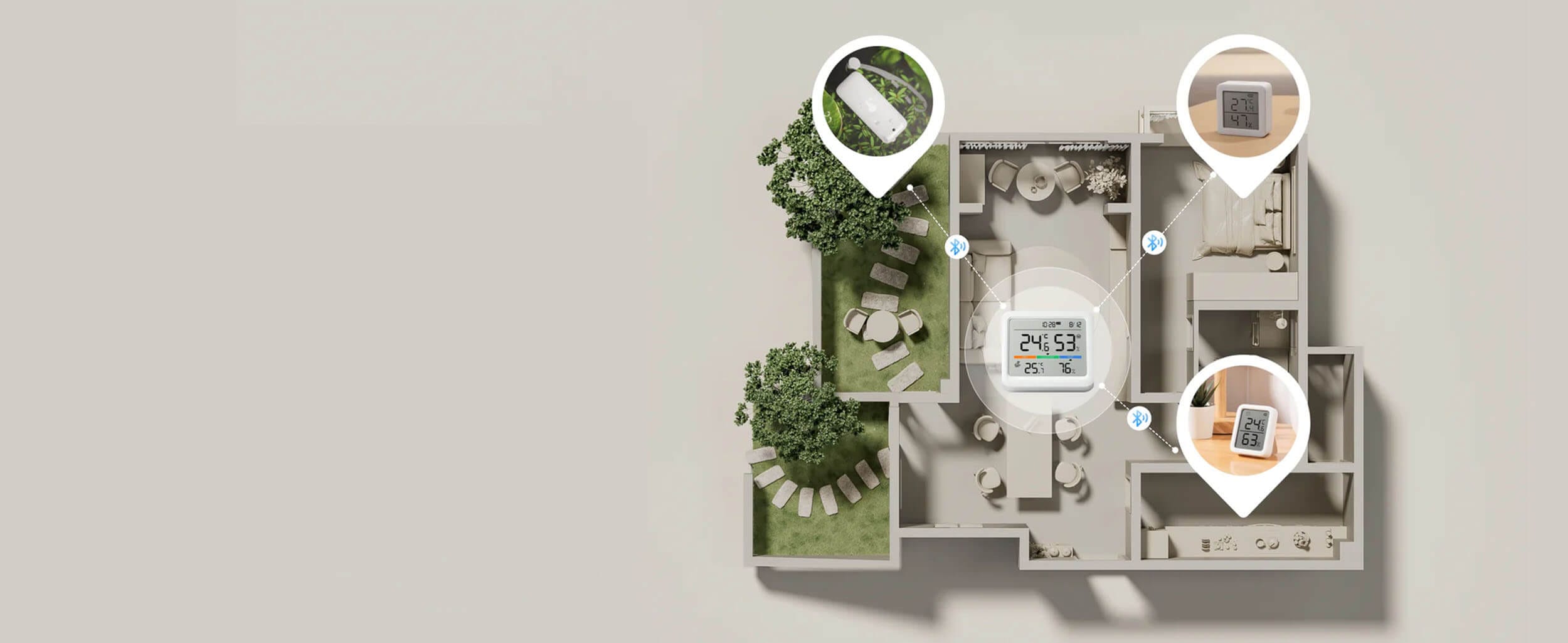SwitchBot Meter Pro Senzor za Temperatura i Vlaga Del od SwitchBot Smart Ekosistem