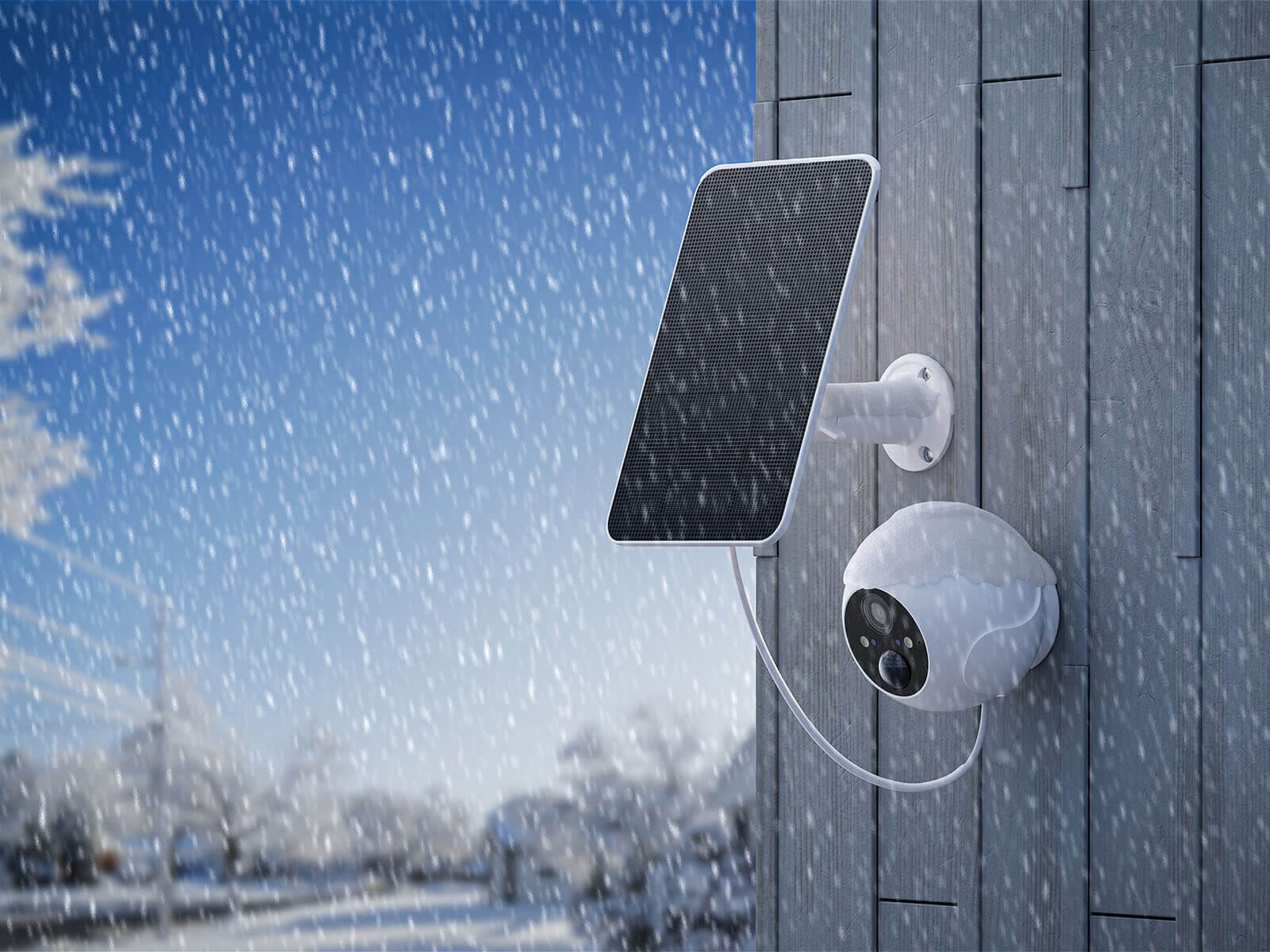 SwitchBot Outdoor Spotlight Camera 2K Nadvoresna Galerija
