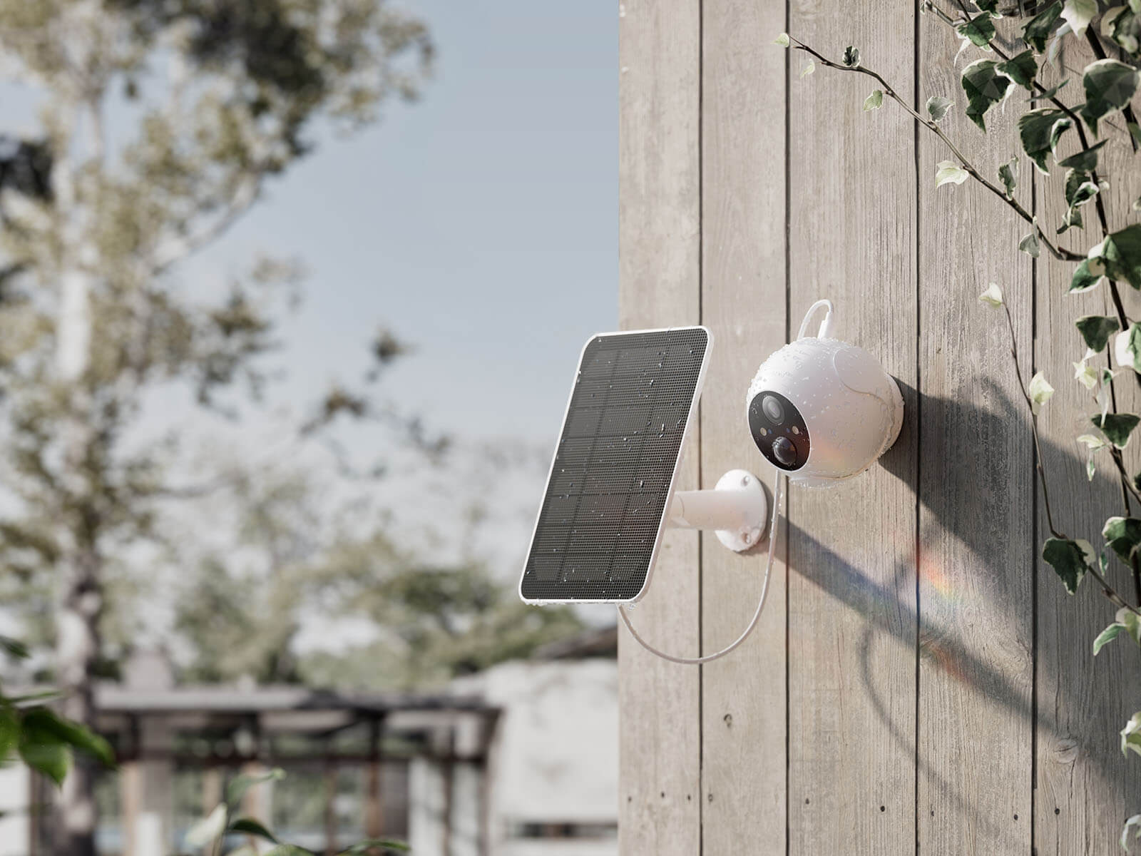 SwitchBot Outdoor Spotlight Camera 2K Nadvoresna Galerija