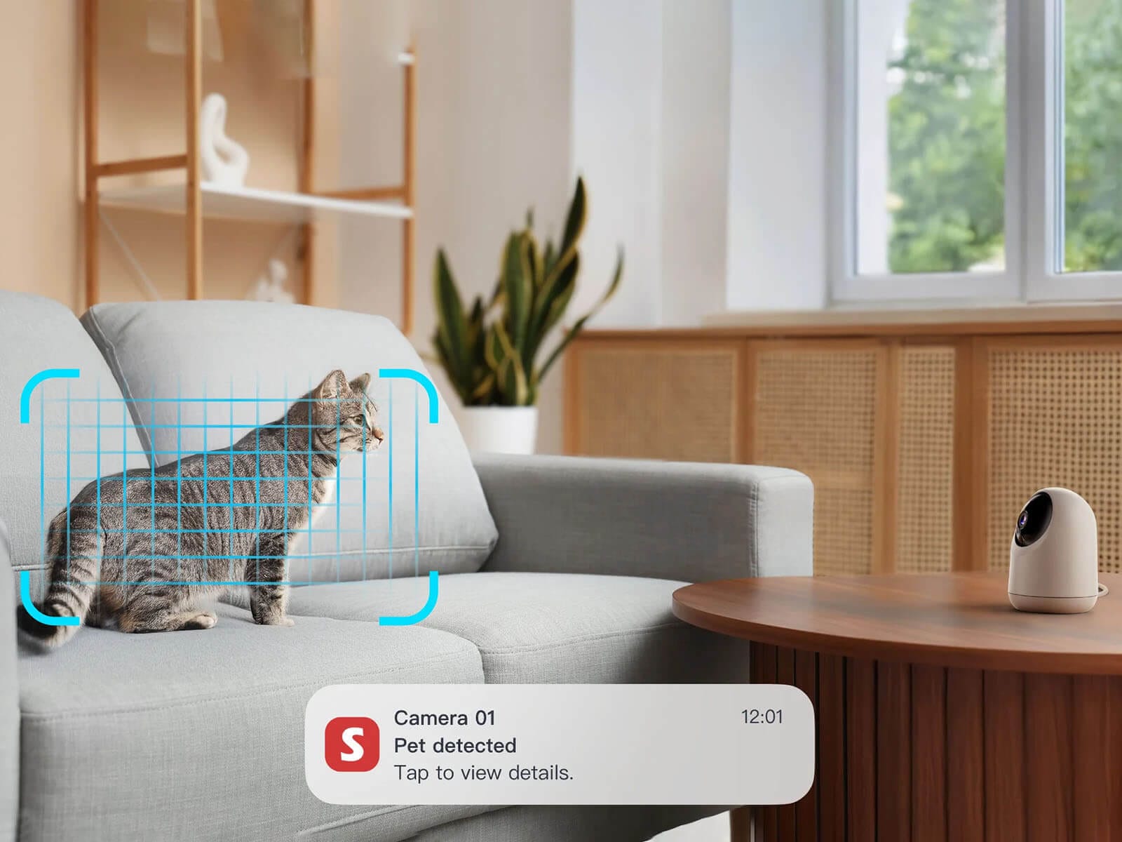 SwitchBot Pan/Tilt Camera Plus 3K Panoramska Detekcija na Milenici