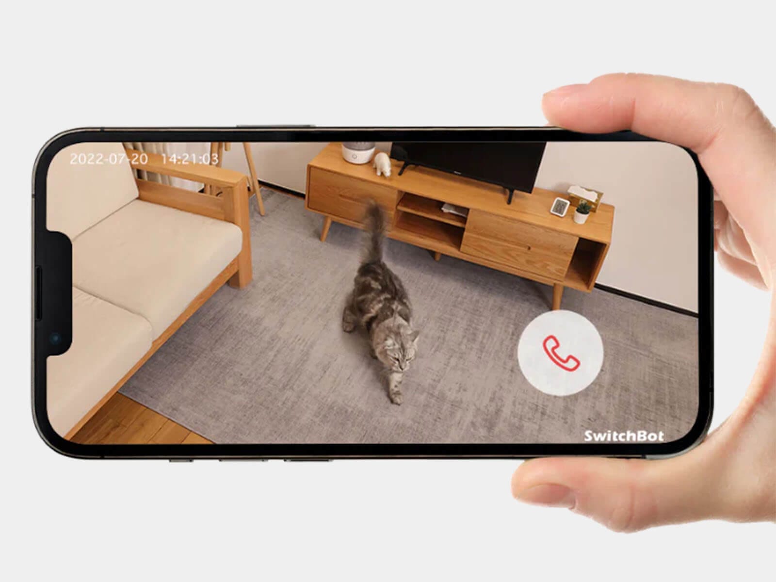 SwitchBot Pan/Tilt Camera Plus 3K Panoramska Dvonasocen razgovor