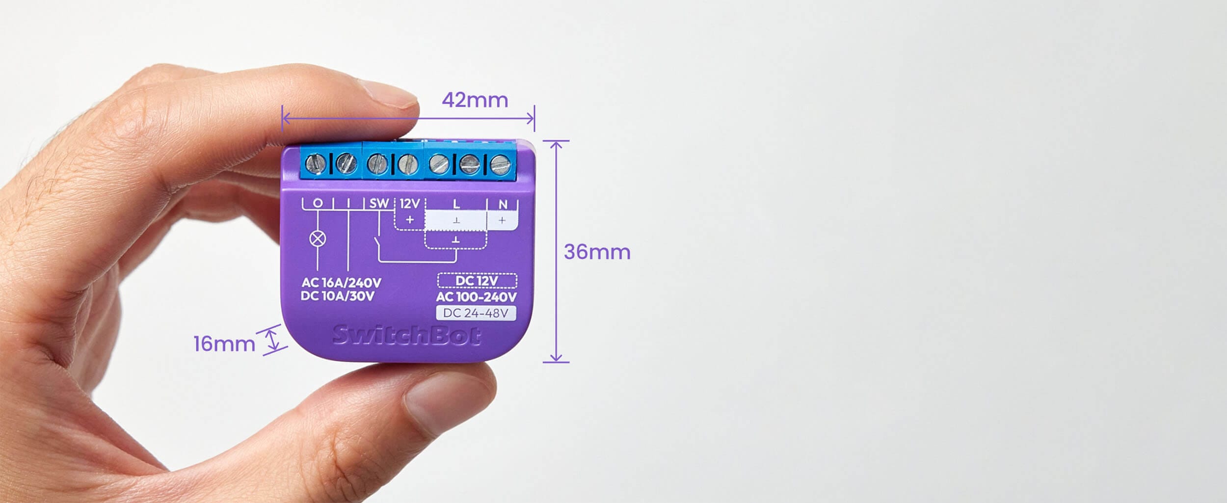 SwitchBot Relay Switch 1 Ednokanalen Prekinuvac Mal i Kompakten