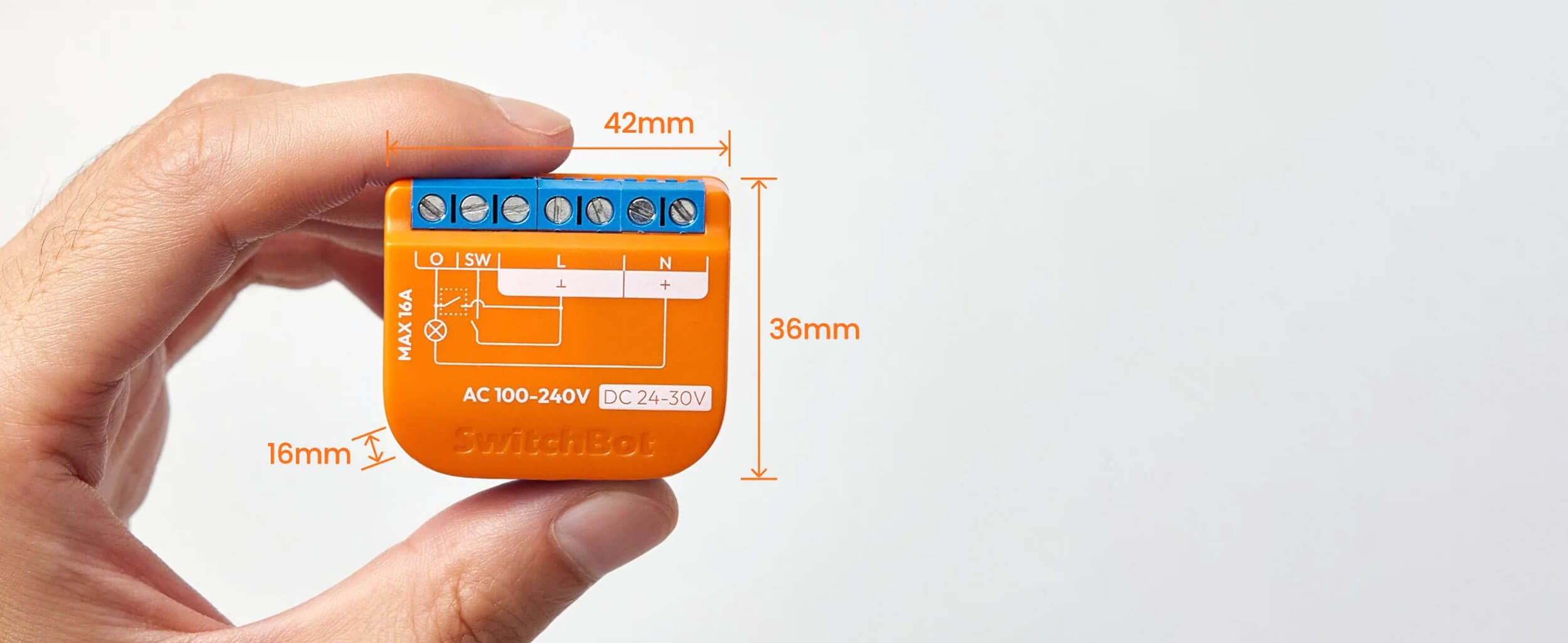 SwitchBot Relay Switch 1PM Ednokanalen Prekinuvac so Merenje Energija Mal i Kompakten