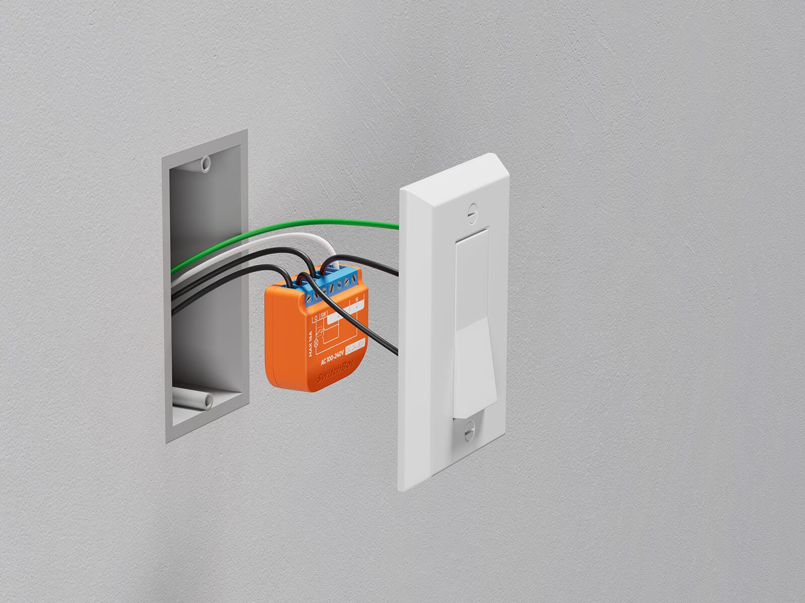 SwitchBot Relay Switch 1PM Ednokanalen Prekinuvac so Merenje Energija Galerija