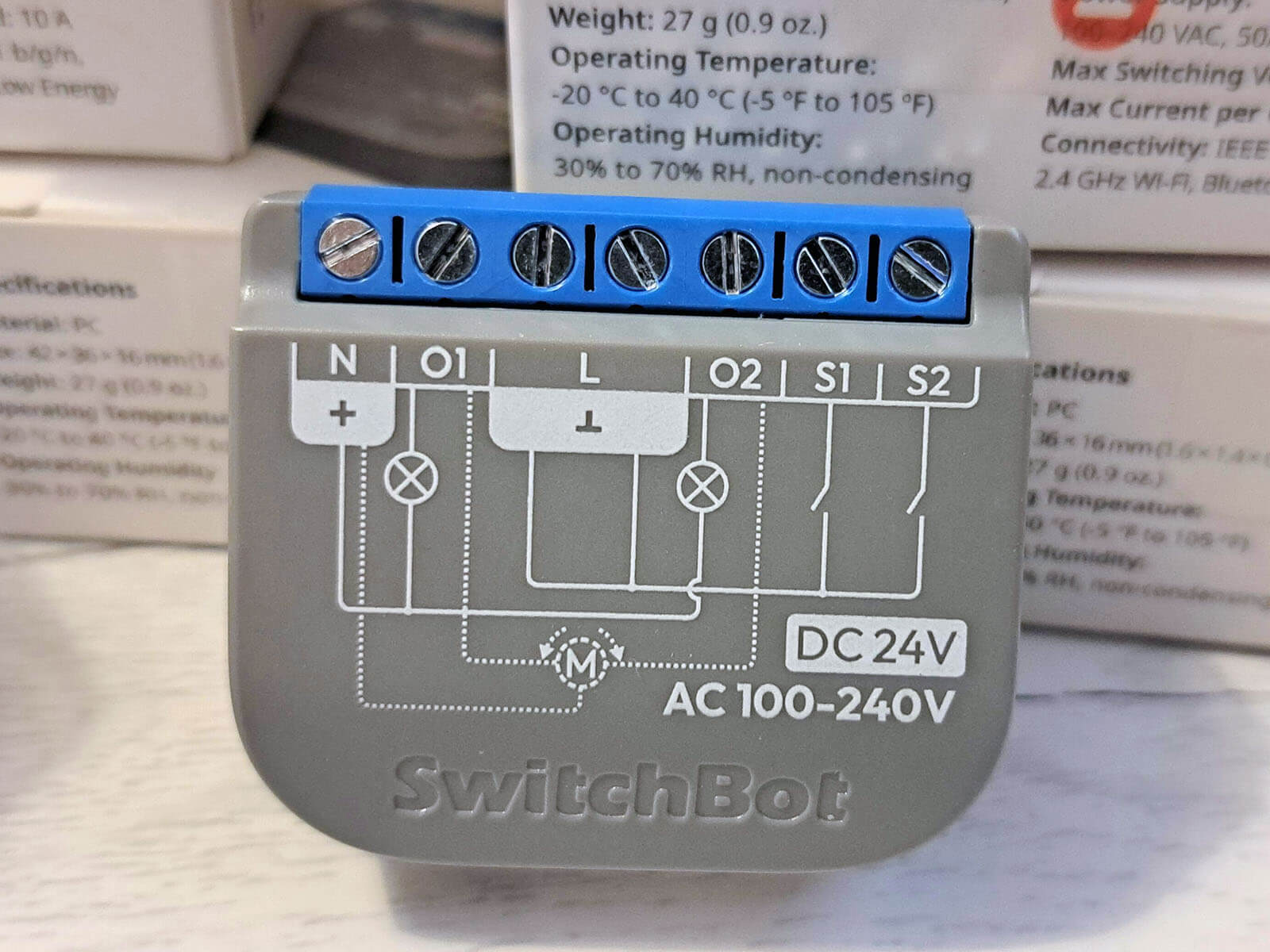 SwitchBot Relay Switch 2PM Dvokanalen Prekinuvac so Merenje Energija Galerija