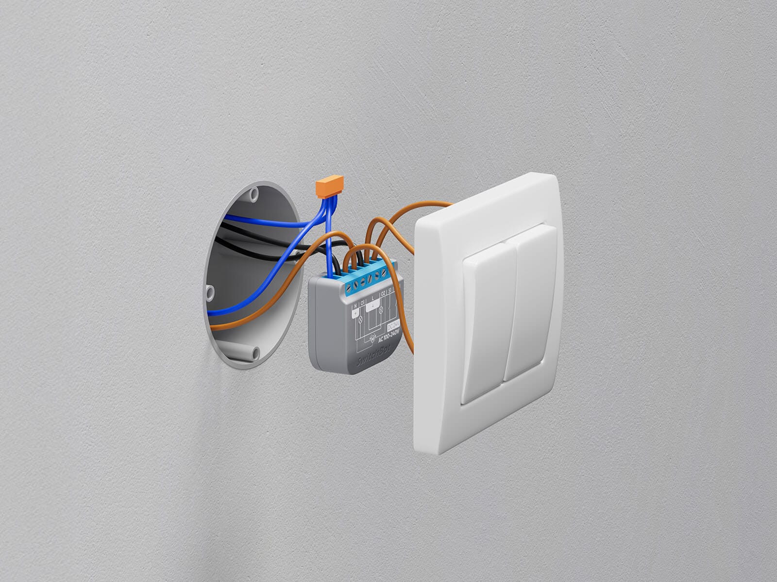 SwitchBot Relay Switch 2PM Dvokanalen Prekinuvac so Merenje Energija Galerija