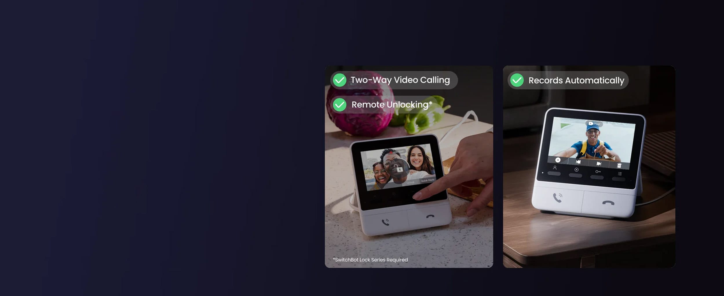 SwitchBot Video Doorbell Zvono so lokalna konekcija