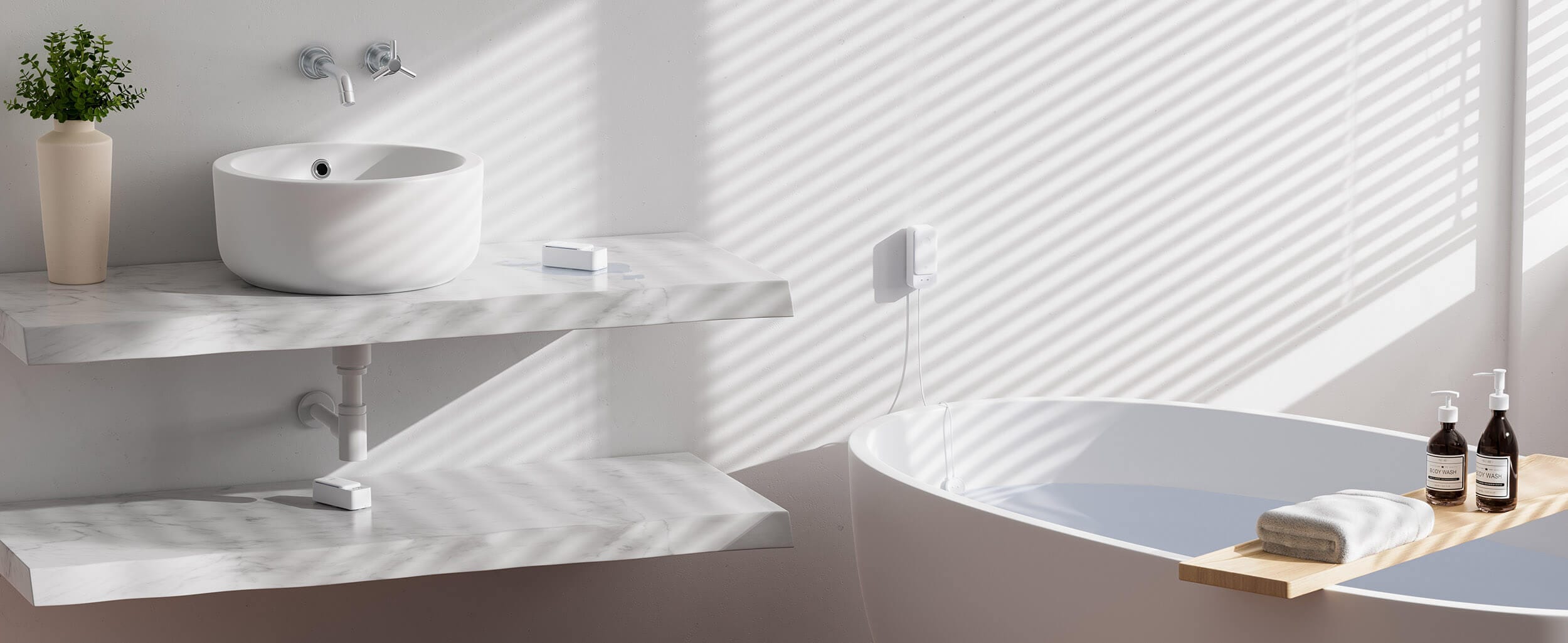 SwitchBot Water Leak Detector za Voda vo WC