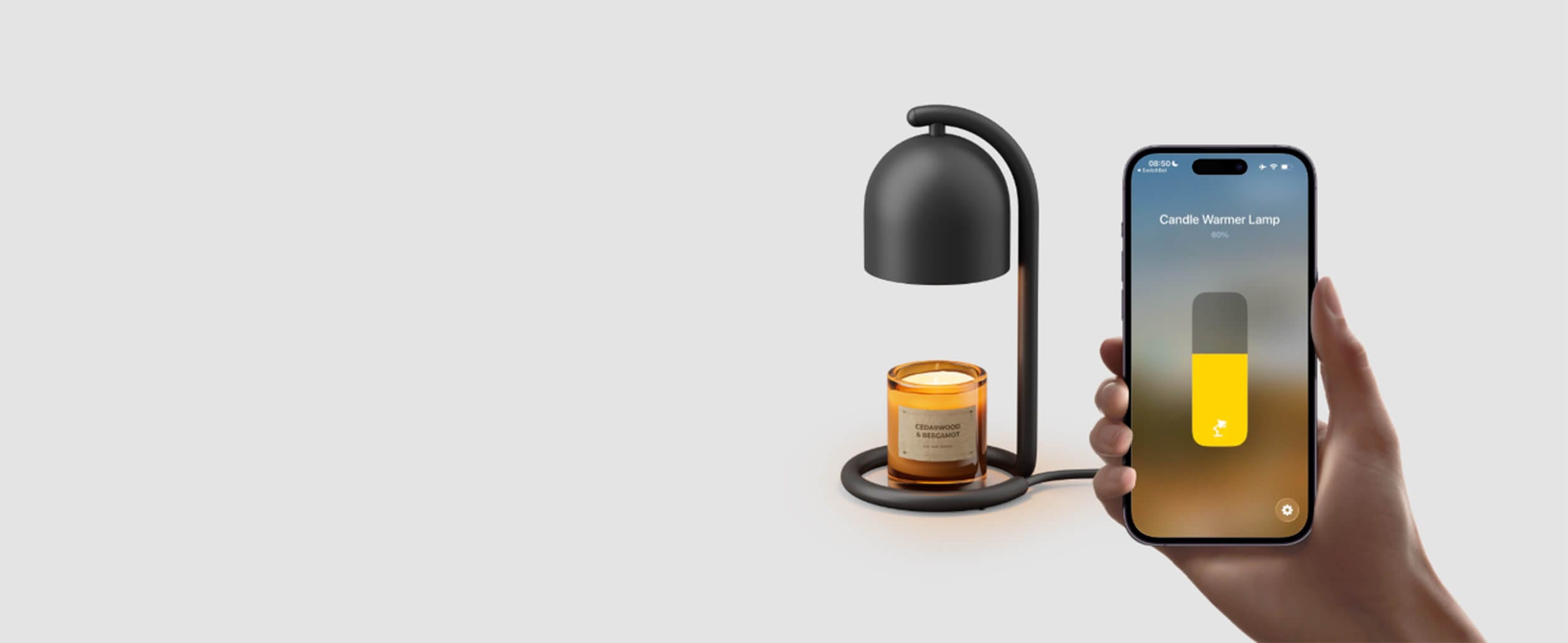 SwitchBot Candle Warmer Lamp smart kontrola