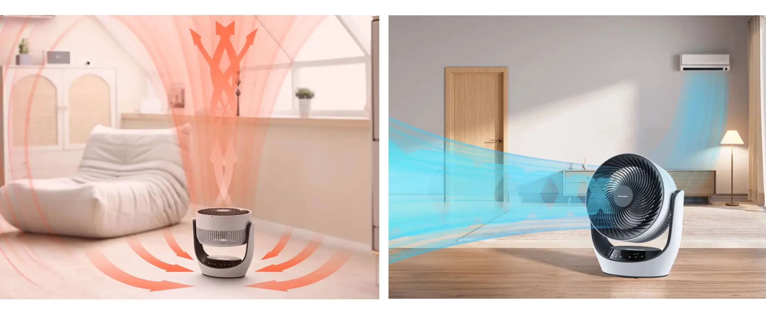 SwitchBot Circulator Fan Smart Ventilator ramnomerna cirkulacija