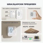 SwitchBot Home Climate Panel Ziden Termostat za Radijatorski Ventili