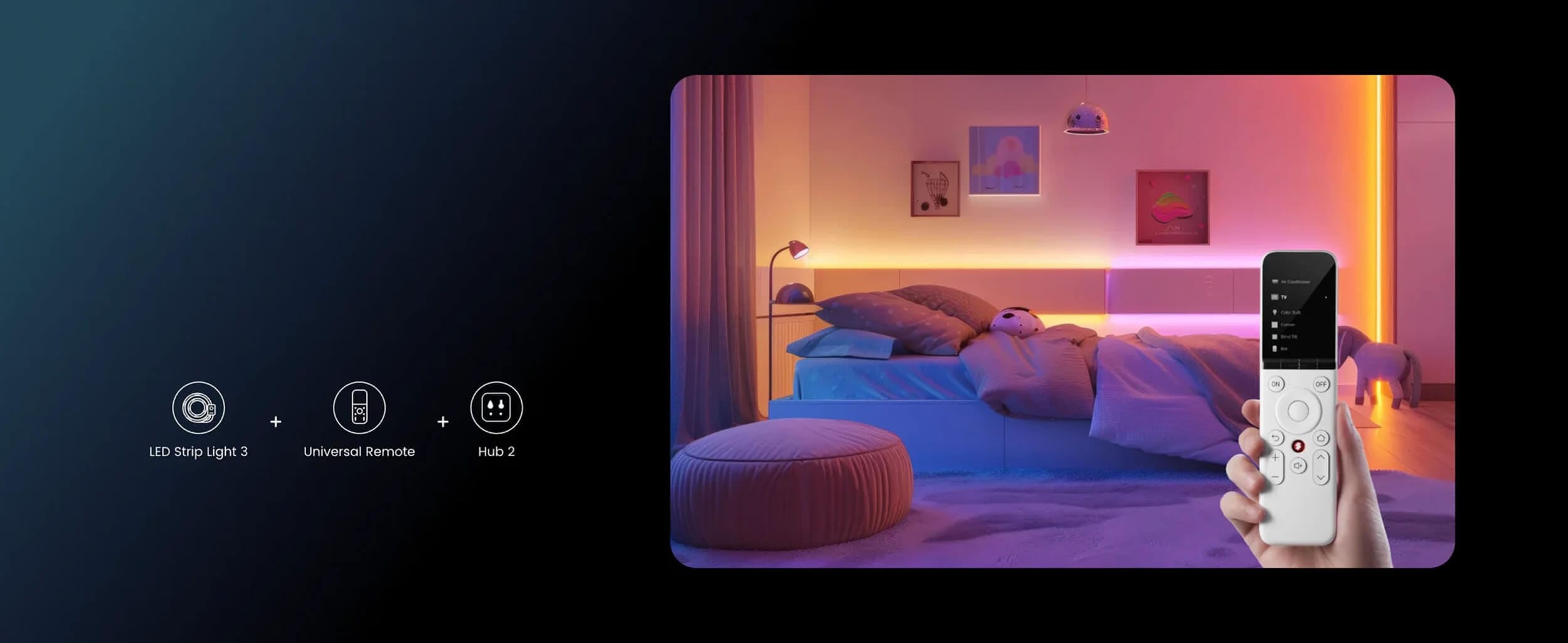 SwitchBot RGBCCT LED Strip Light 3 Smart Lenta Kontrola so SwitchBot Universal Remote