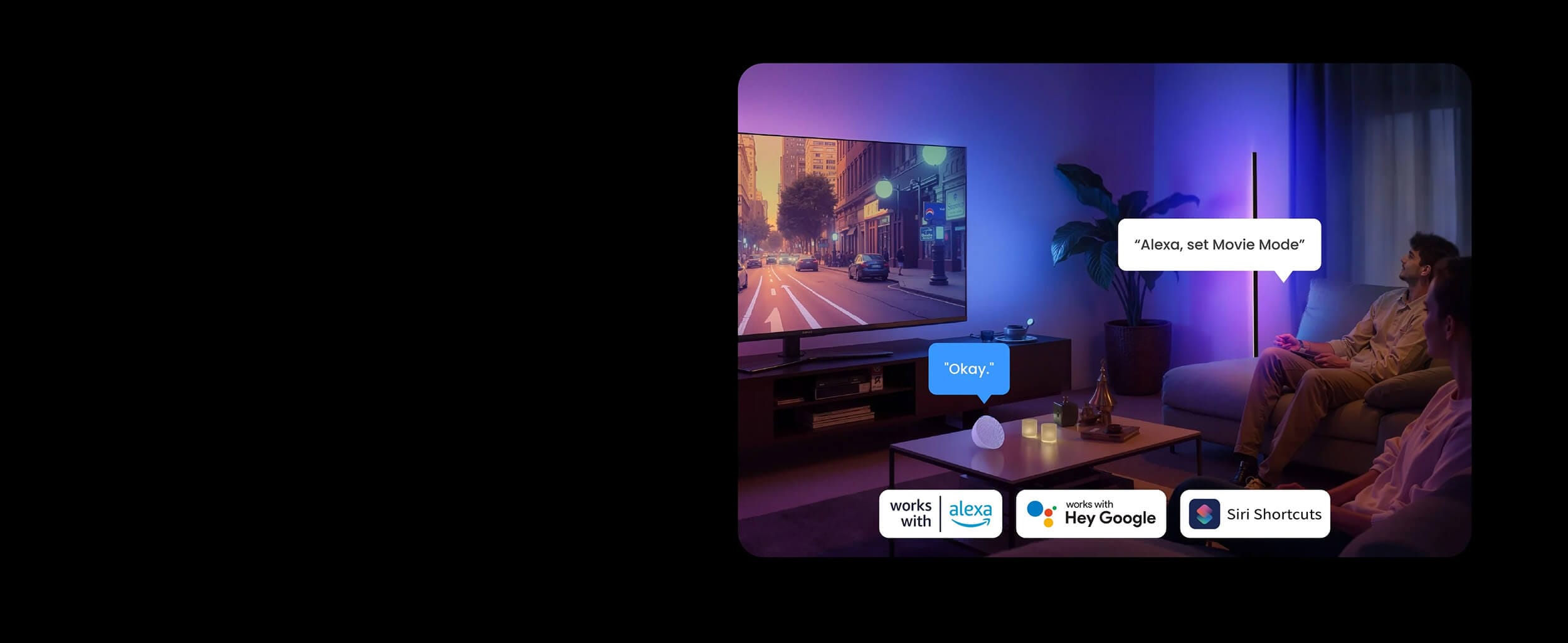SwitchBot RGBICWW Strip Light Adresibilna Lenta Glasovna Kontrola