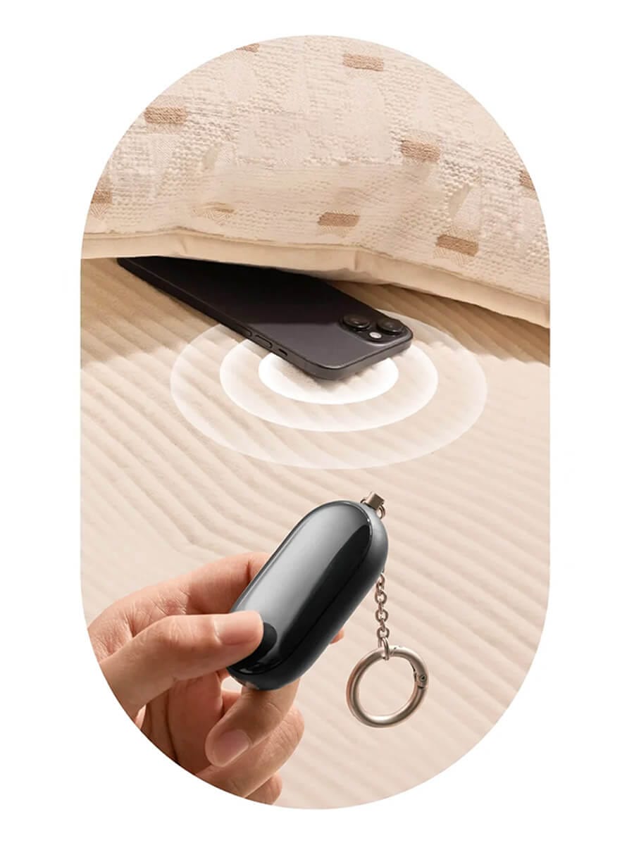SwitchBot Safety Alarm Tag go pronaogja vasiot telefon