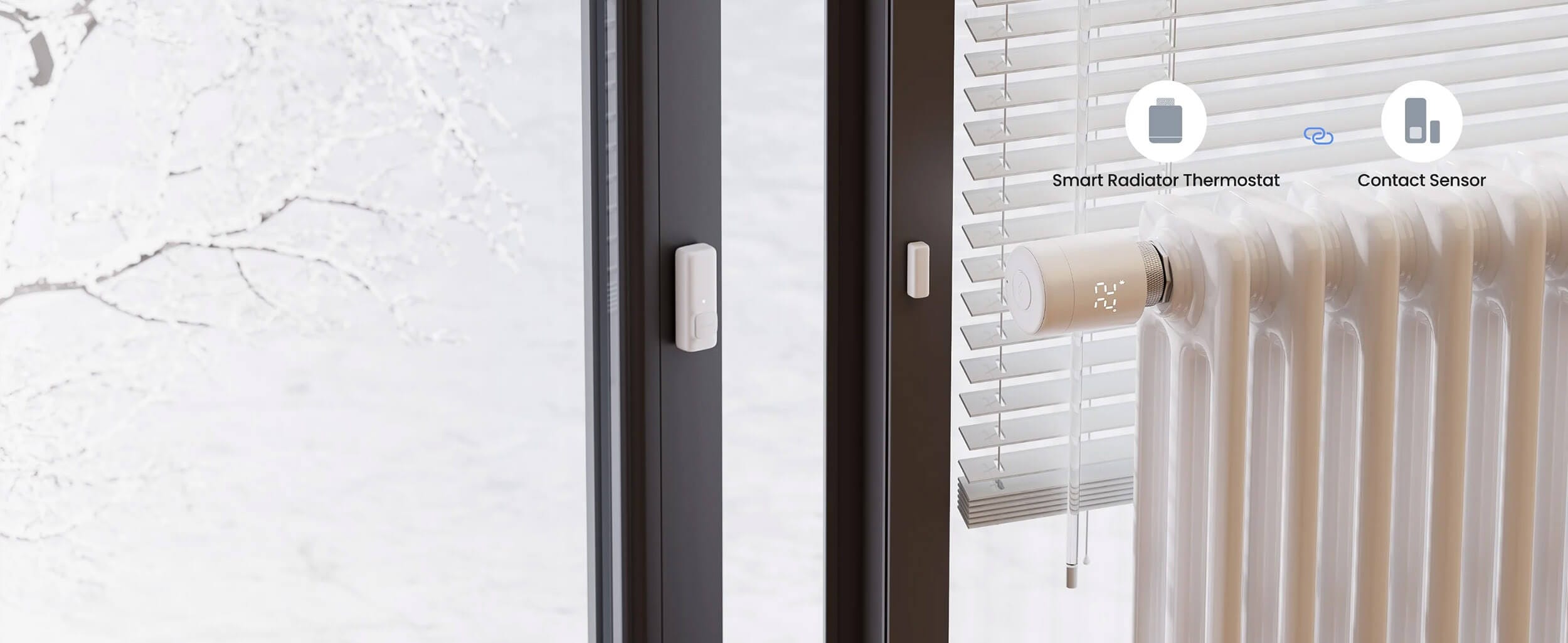 SwitchBot Smart Radiator Thermostat Termoventil Detekcija na otvoren prozor
