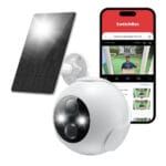SwitchBot Outdoor Spotlight Camera with Solar Panel - Nadvoresha Kamera so Solaren Panel