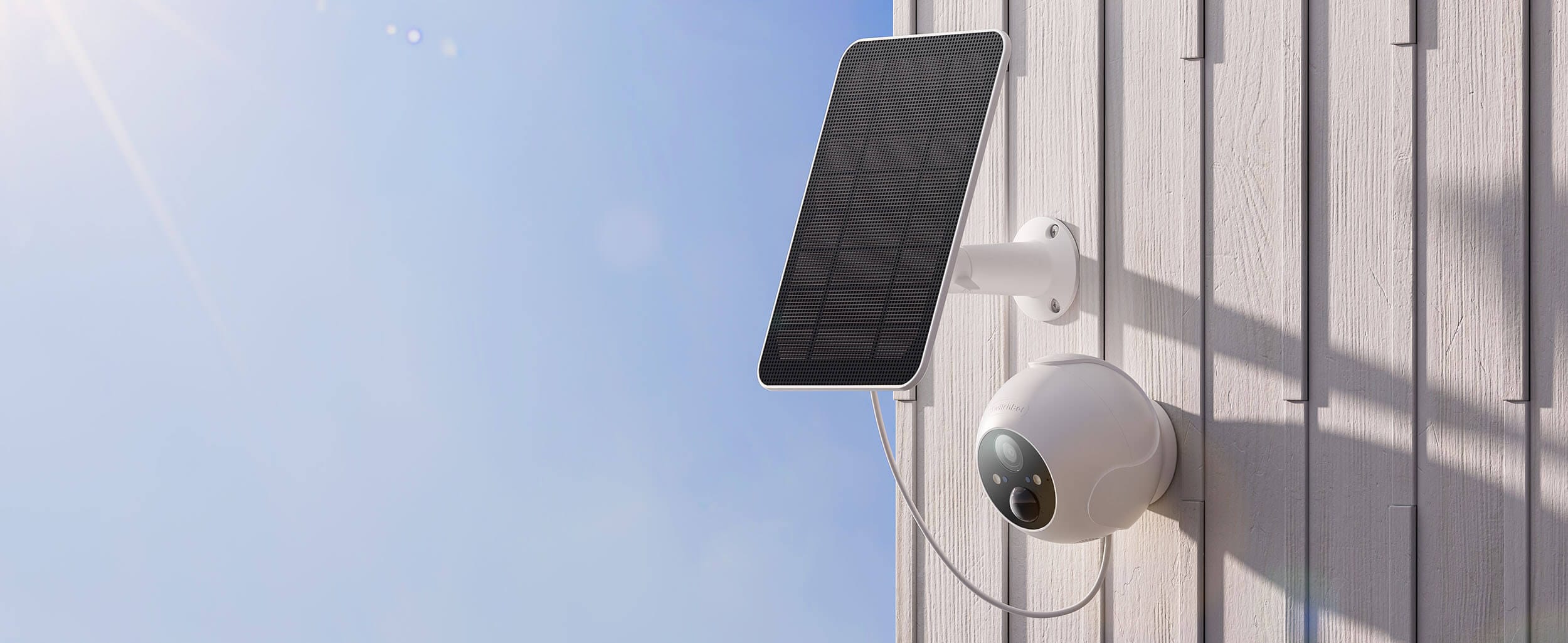 SwitchBot Solar Panel for Outdoor Spotlight Camera Instaliran 2
