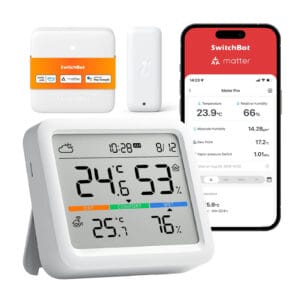 SwitchBot Meter Pro Matter Combo Merenje na Vnatresna i Nadvoresna Temperatura i Vlaga